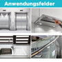 CleaningBox 4-in-1 Reinigungstcher Edelstahl & Fahrstuhl 5er Zip-Packung
