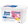 CleaningBox 5-in-1 Kompostierbare ReadyWipes WC & Toilette 50er Spenderbox Rot, 30x30 cm
