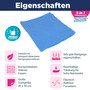 CleaningBox 5-in-1 Kompostierbare ReadyWipes Mbel & Oberflchen 50er Nachfllpackung Blau, 30x30 cm