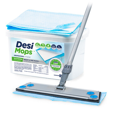CleaningBox DesiMops L range 35 m, 42x13 cm, blue, 12...