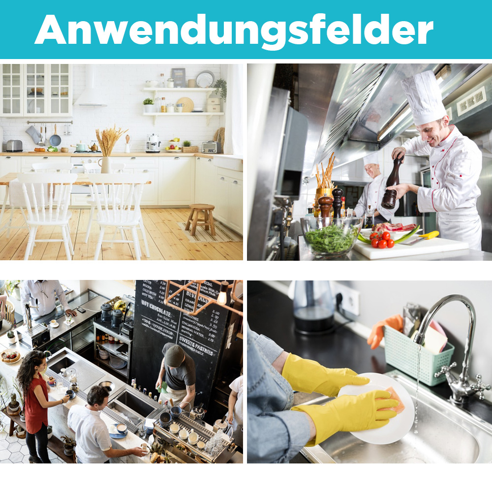Anwendungsfelder für CleaningBox 5-in-1 Reinigungstücher Gastronomie & Küche